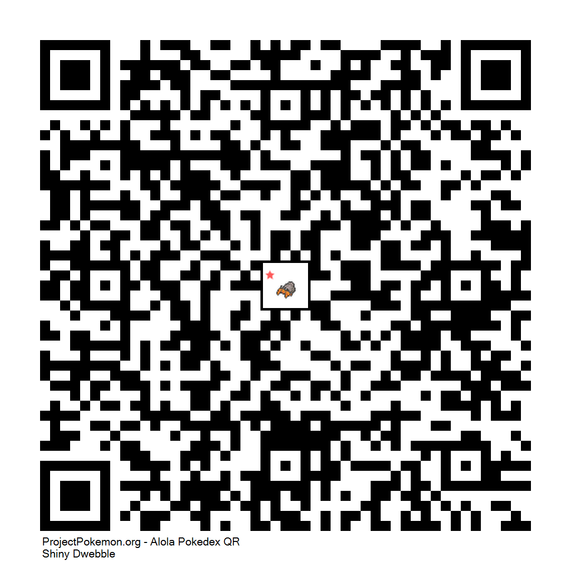 Cdigo QR de Dwebble variocolor